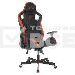 Кресло игровое Knight OUTRIDER черный/красный ромбик эко.кожа с подголов. крестовина металл, фото7