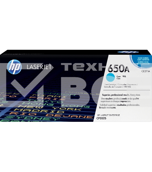 Картридж лазерный HP CE271A голубой для CLJ CP5520/5525 15000стр.