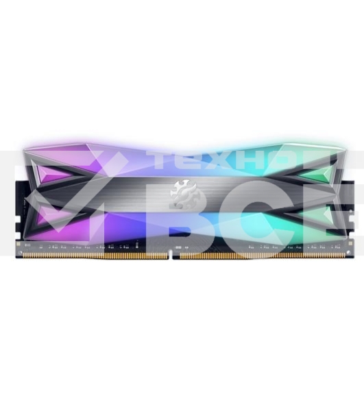 Оперативная память XPG Spectrix D60G, DDR4, 8GB (1x8 GB), 4133 MHz, CL19, DIMM, радиатор, RGB