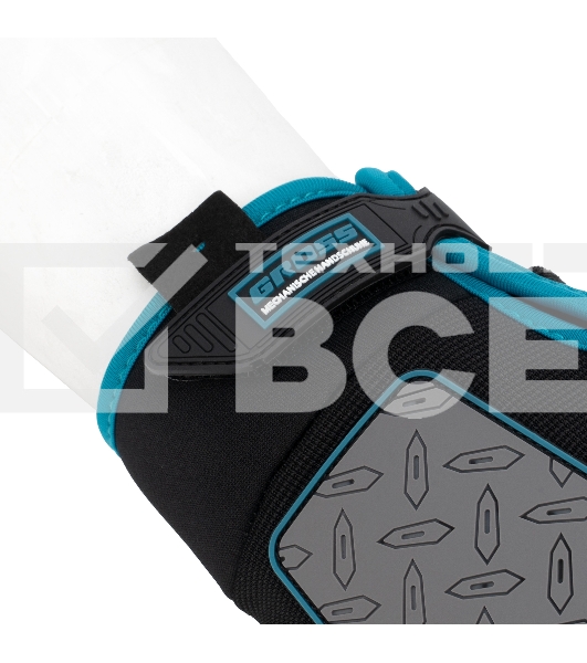 Перчатки универсальные Gross усиленные, с защитными накладками, DELUXE, размер L (9)