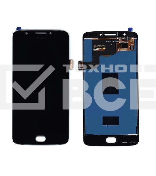 Дисплей для Motorola E4, черный