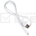 Кабель USB BOROFONE BX16 для Lightning, 2.4A, длина 1м, белый, фото2