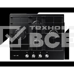 Газовая варочная поверхность Samsung NA64H3010BK черный, фото2