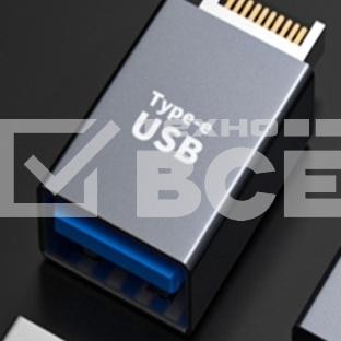 Переходник USB Type E папа на USB 3 мама