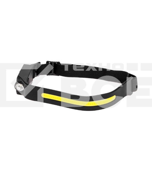 Фонарь налобный Rexant с датчиком движения и аккумулятором