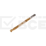 Сверло-фреза по металлу Kranz 6 мм, HSS, ТИТАН, цилиндрический хвостовик (1 шт/уп), фото 1