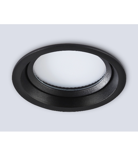 Светильник Ambrella light TN6653 BK черный IP44 GX53 D110*48