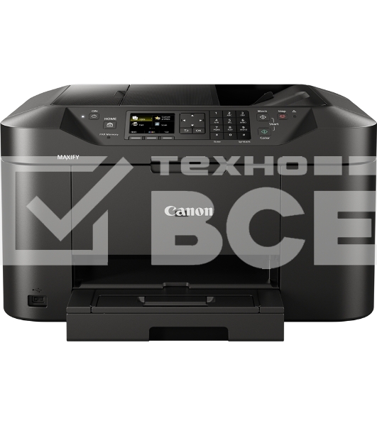 МФУ струйный Canon MAXIFY MB2140 (0959C007), А4, цветная, печ. 19 стр/мин. (ч/б) 13 стр/мин. (цветн.), скан. до 18 стр/мин. (ч/б) 15 стр/мин (цветн), 600 x 1200 dpi (принтер), 1200x1200dpi (сканер), USB, Wi-Fi