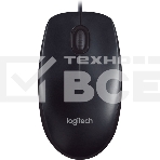 Мышь проводная Logitech M90 черный/серый, 1000 dpi, USB, кнопки - 3, фото7
