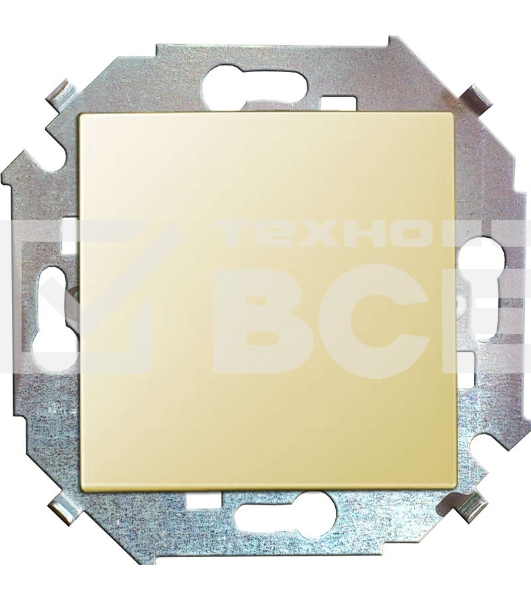 Механизм выключателя проходной 1-кл. СП Simon15 16А IP20 сл. кость Simon 1591201-031