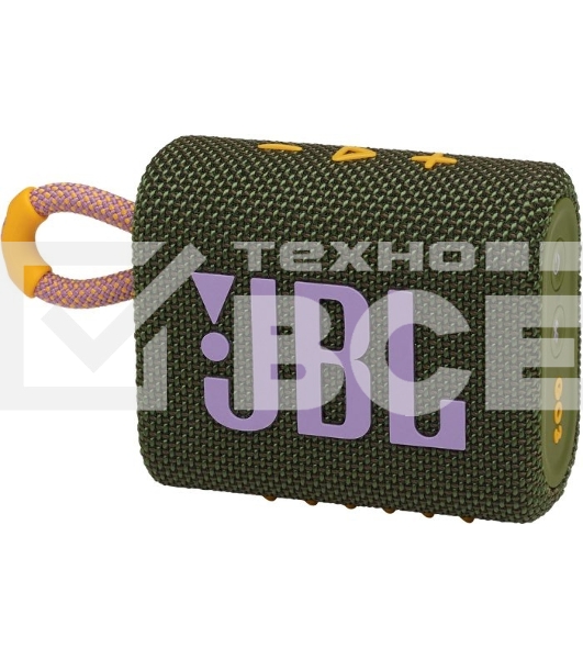 Портативная акустика JBL GO 3, зеленый