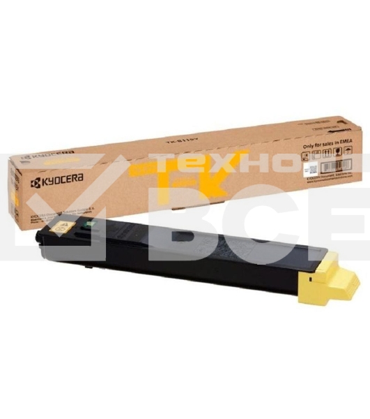Картридж лазерный Kyocera TK-8115Y (1T02P3ANL0) желтый для M8124cidn/M8130cidn 6000 стр.