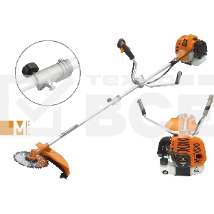 Мотокоса CARVER GBC-043MS  2.3лс 2х-тактный 43см3 0.95л нож 230мм леска2.4мм