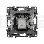 Розетка телевизионная проходная, 15дБ, сл. кость ETIKA Розетка TV проходная, 15дБ, сл. кость, фото5