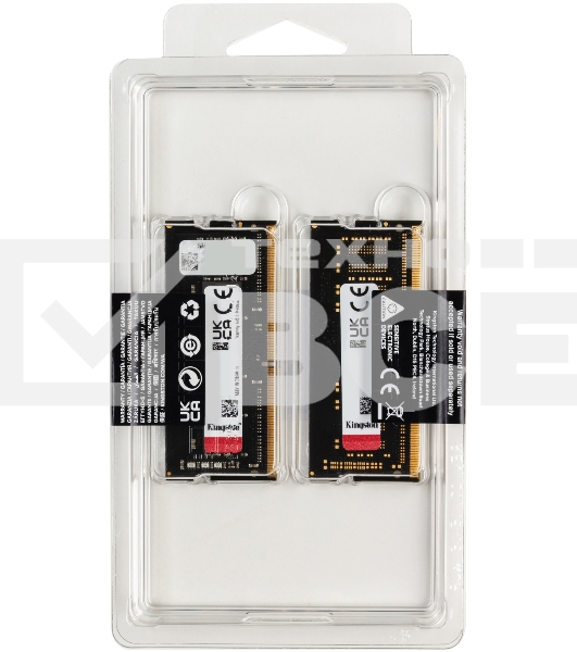 Оперативная память Kingston Fury Impact, DDR4, 16GB (2x8GB), 3200MHz, CL20, SO-DIMM