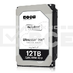 Жесткий диск Western Digital  Original SAS 3.0 12Tb HUH721212AL4204 Ultrastar DC HC520 4KN (7200rpm) 256Mb 3.5