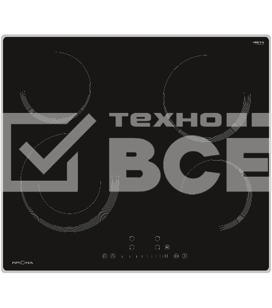 Варочная поверхность Krona ORSA 60 BL/S черный