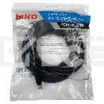 Патч-корд Buro UTP 4 пары cat5E CCA molded 10м черный RJ-45 (m)-RJ-45 (m), фото 1