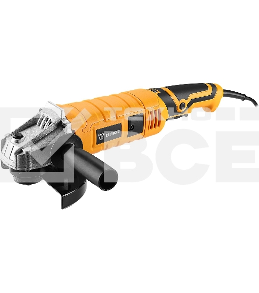 Угловая шлифовальная машина Deko DKAG1500-150 1500Вт 11000об/мин рез.шпин.:M14 d=150мм