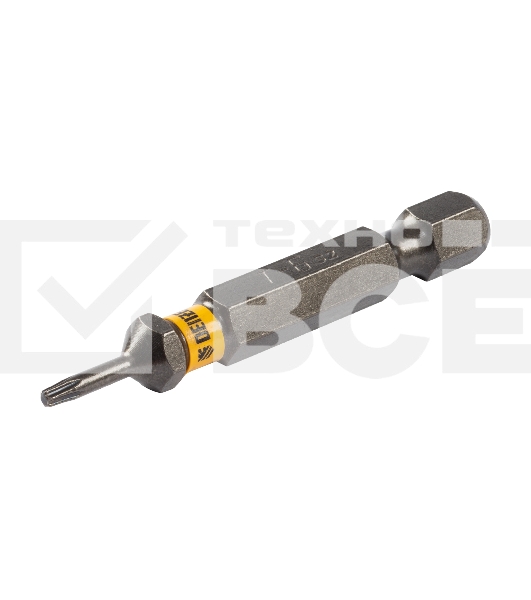 Набор бит TORX 6х50, сталь S2, шестигранный профиль, 10 шт. Denzel