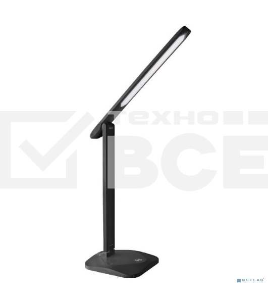 Светильник настольный UF-731 С02 LED 11Вт 3 ур. ярк. черный Ultraflash 14180