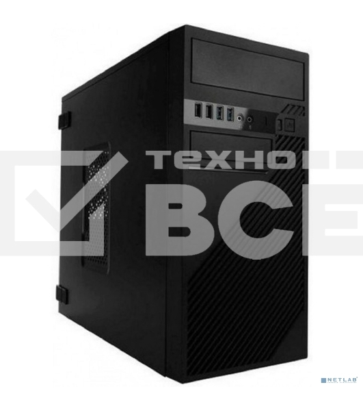Компьютерный корпус MiniTower InWin EFS712BL PM-600ATX   U3*2+U2*2+A(HD)+ front fan holder + Screwless  [6196804]