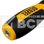 Набор инструментов Denzel 1/2', 1/4', CrV, S2, пластиковый кейс, 122 предмета, фото58