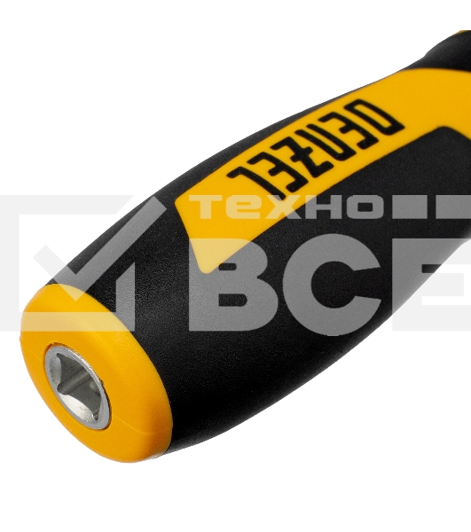 Набор инструментов Denzel 1/2', 1/4', CrV, S2, пластиковый кейс, 122 предмета