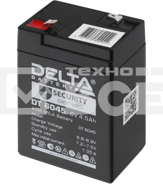 Батарея Delta DT 6045 (6V, 4.5Ah)