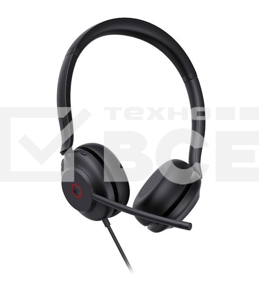 Гарнитура проводная Yealink UH35 Dual UC черный 1308137