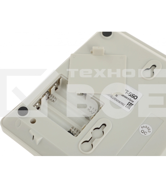 Телефон проводной Ritmix RT-550 белый/серый