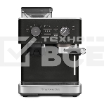 Полуавтоматическая кофемашина KitchenAid 5KES6551EBK, давление 15 бар, 15 уровней помола, объем резервуара для воды 2.5 л, автоматический капучинатор, одновременное приготовление двух чашек, индикатор наличия зерен, индикация уровня воды, черный чугун, фото 1