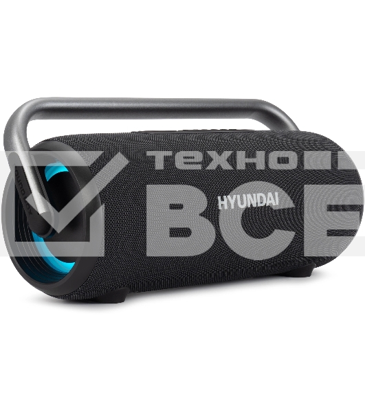 Портативная колонка Hyundai H-PS1029 черный 220W 4.1 BT 10м 4800mAh