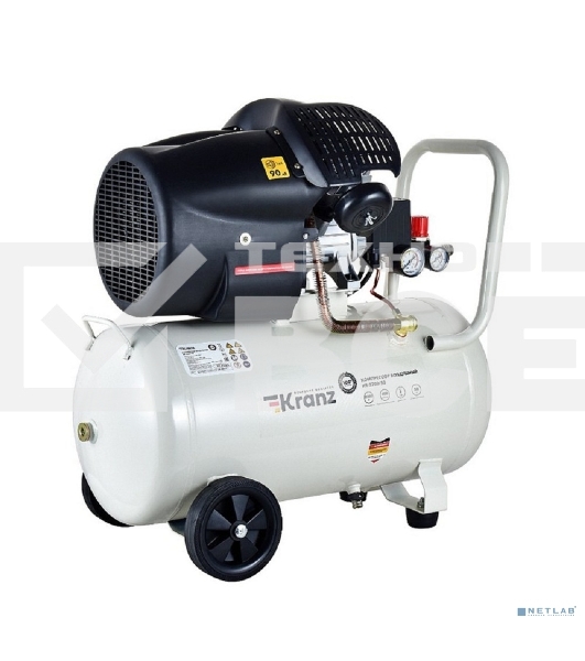Компрессор воздушный Kranz KR-2200/50, 2200Вт, 400 л/мин, 50л