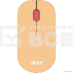 Мышь беспроводная Acer OMR205 бежевый/розовый, 1200 dpi, радиоканал, USB, кнопки - 3, фото3