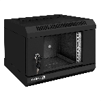 Шкаф телекоммуникационный 10' настенный 4U ExeGate EC-WM-4U.310.G.BLACK (10”, 4U, 330x310x230mm (ШхГхВ), передняя дверь закаленное стекло, пыле- и влагозащита IP23, черный RAL 9004), фото12