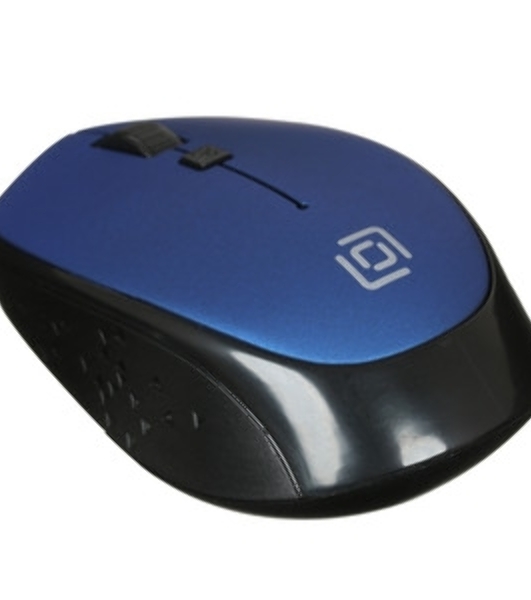 Мышь беспроводная Oklick 488MW синий/черный, 1600 dpi, радиоканал, USB, кнопки - 4