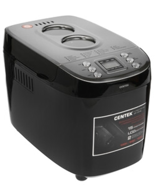 Хлебопечка Centek CT-1416 серебристый, 600 Вт, 1 кг, 18 программ