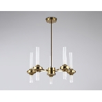 Люстра Ambrella light LH55358/10 BS/CL латунь/прозрачный G9/10 max 30W D550*690, фото4
