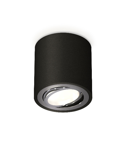 Светильник Ambrella Light XS7532003 SBK/PSL черный песок/серебро полированное MR16 GU5.3 (C7532, N7003)