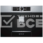 Встраиваемая кофемашина Bosch 59.4x45.5x35.6 см, 1600 Вт, 19 бар, полностью автоматическая, цвет: черный/нерж.сталь, фото 1