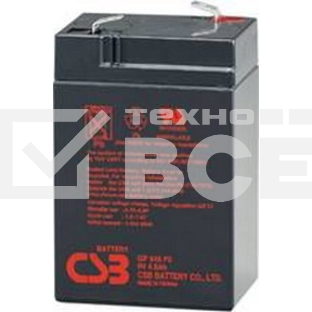 Батарея CSB GP 645 (6V 4.5Ah) клеммы  F1