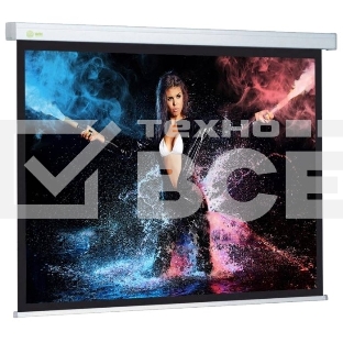 Экран Cactus 180x180см Wallscreen CS-PSW-180x180 1:1 настенно-потолочный рулонный белый