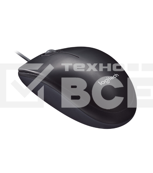 Мышь проводная Logitech M90 черный/серый, 1000 dpi, USB, кнопки - 3