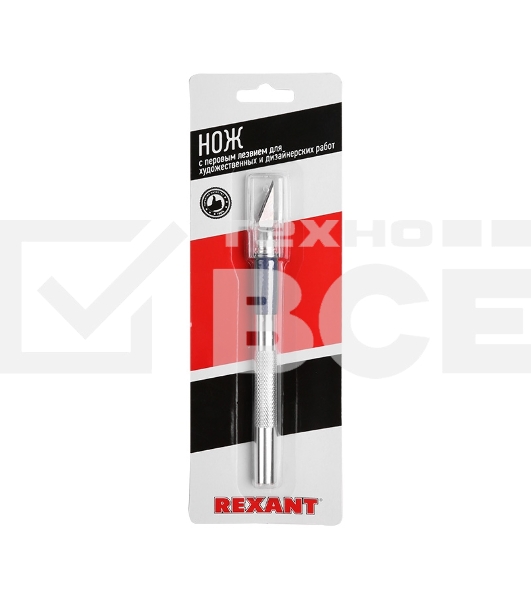 Нож с перовым лезвием (скальпель) Rexant