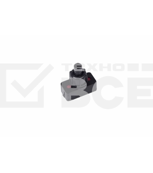 Выключатель-кнопка 250V 1А (2с) ON-OFF черный (для настольной лампы) Rexant