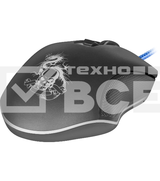 Мышь проводная Defender Sky Dragon GM-090L черный, 3200 dpi, USB, кнопки - 6