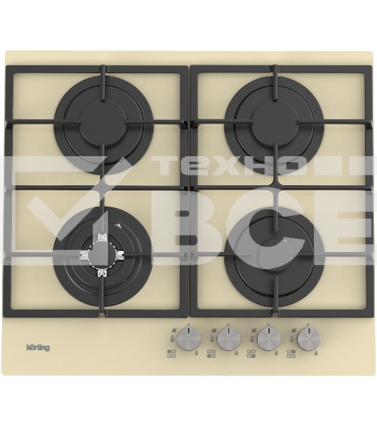 Газовая варочная панель Korting HGG 6722 CTB