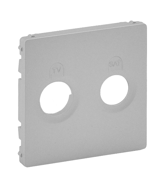 Лицевая панель для розеток TV-SAT.Алюминий