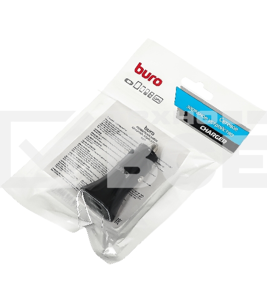 Автомобильное зар./устр. Buro BUCG1 3.1A черный